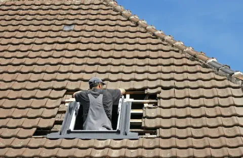 Pose de velux - Manche